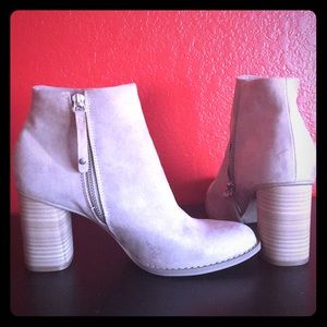 heeled ankle booties